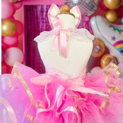 TUTU SET PINK INSPIRATED BARBIE DRESS PINK MakerPlace by Michaels